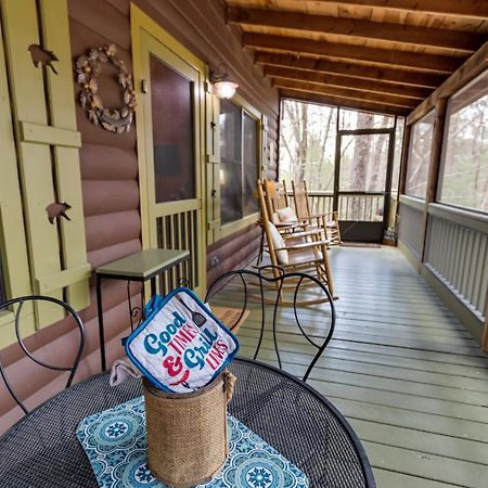 Blue Ridge Cozy Cabin In The Woods With Hot Tub! Bagian luar foto