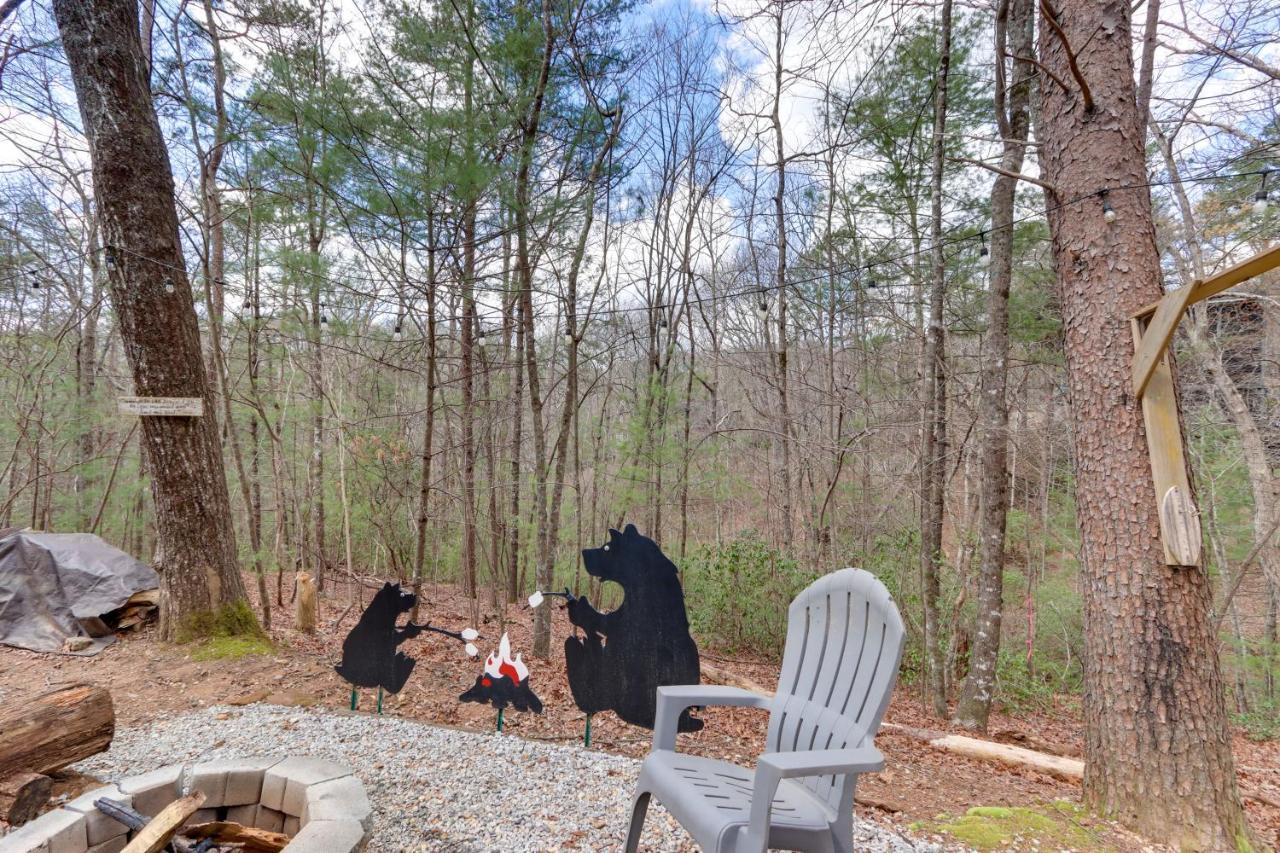 Blue Ridge Cozy Cabin In The Woods With Hot Tub! Bagian luar foto