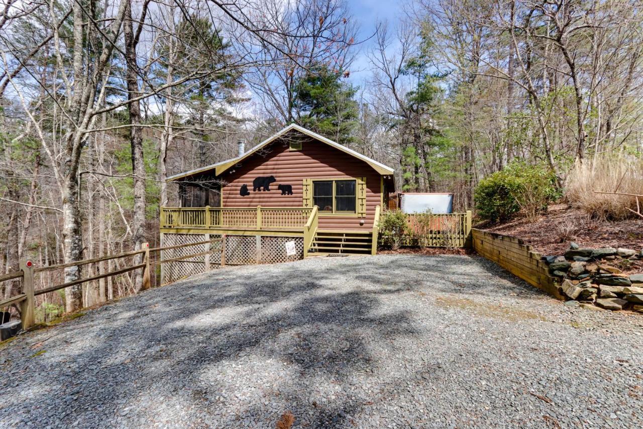 Blue Ridge Cozy Cabin In The Woods With Hot Tub! Bagian luar foto