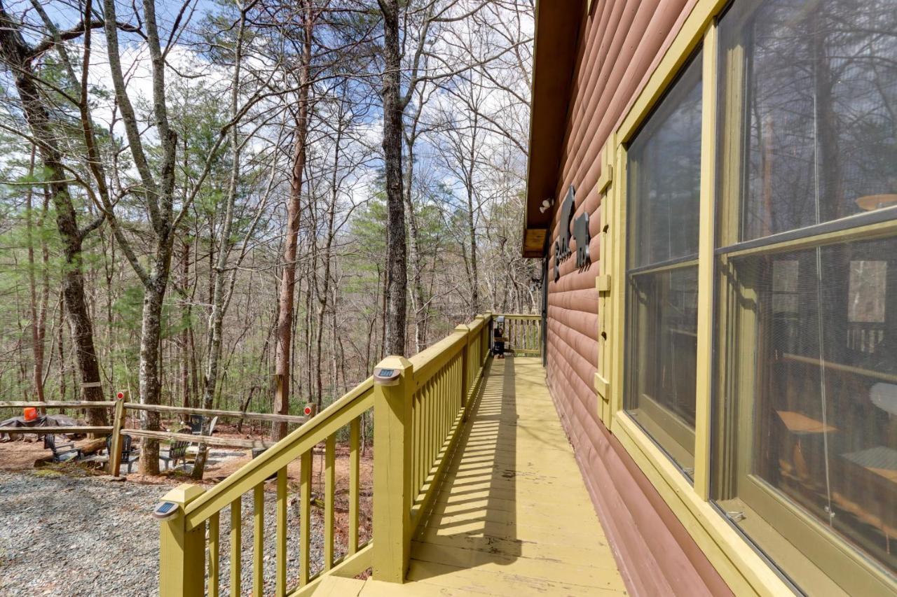 Blue Ridge Cozy Cabin In The Woods With Hot Tub! Bagian luar foto