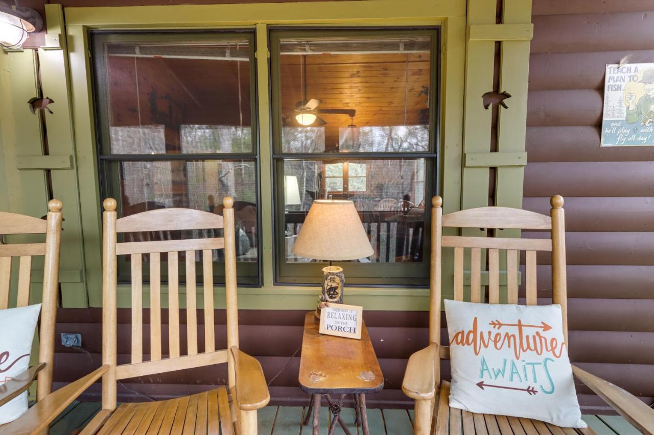 Blue Ridge Cozy Cabin In The Woods With Hot Tub! Bagian luar foto